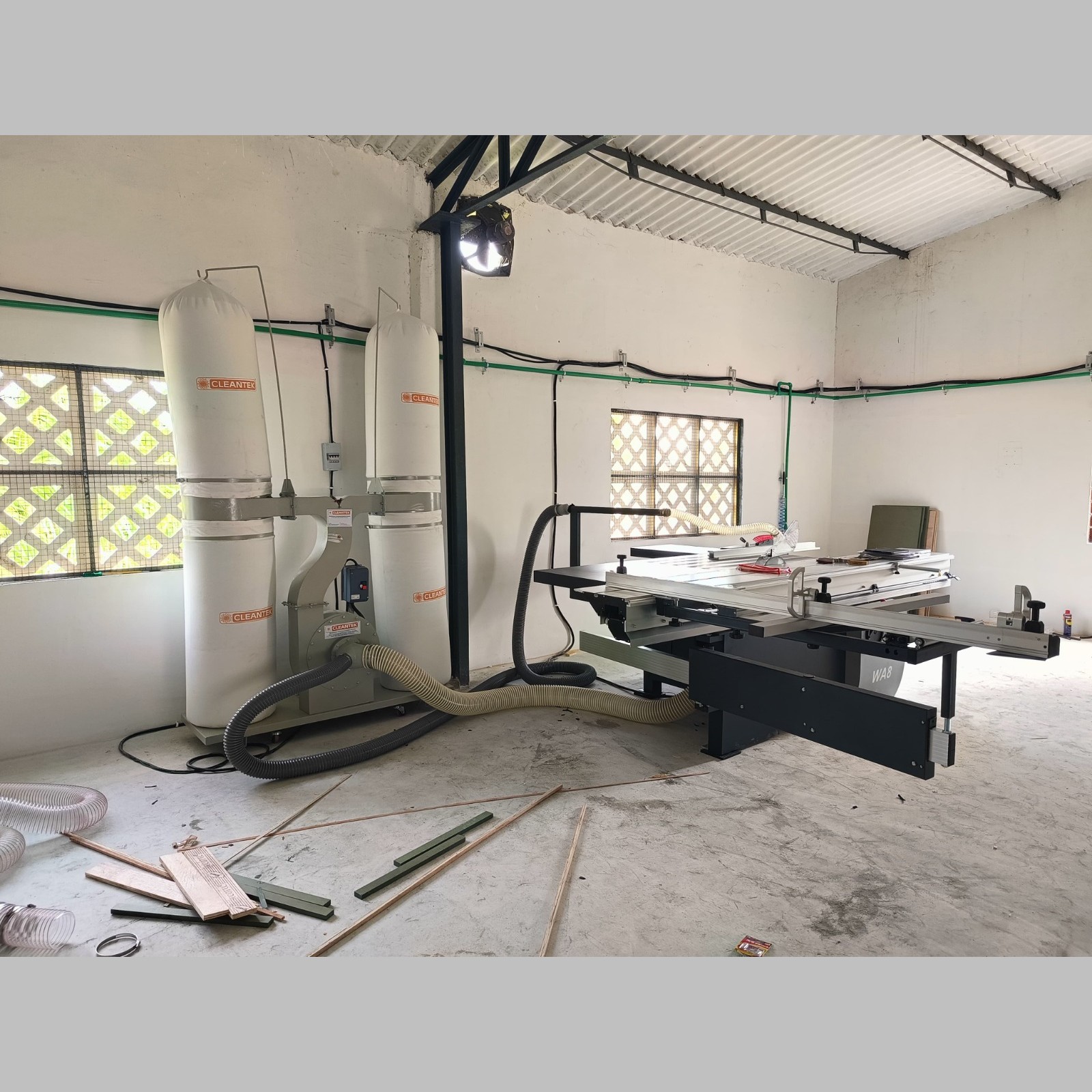 panel saw dust collector